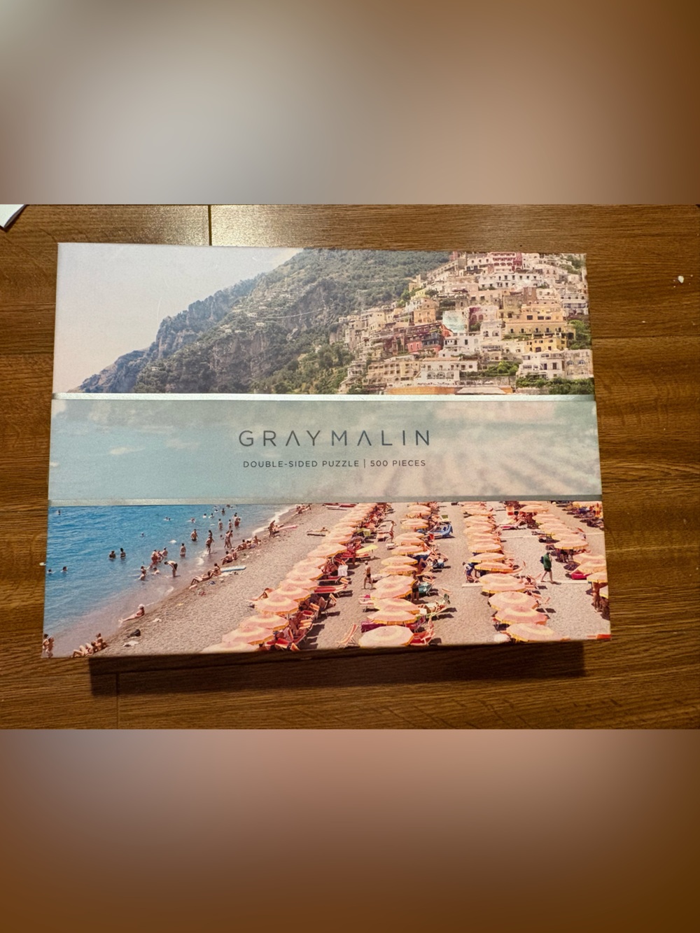 Used Gray Malin Double-Sided Jigsaw Puzzle Beach Italy Themes 500 pcs 24" x 18"